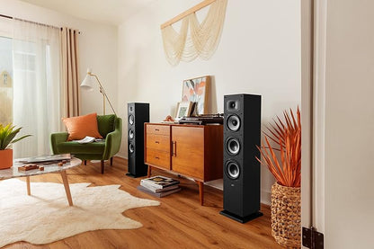 Polk Audio Monitor XT60 - Altavoz de pie | Dolby Atmos, compatible con DTS:X y Auro 3D, altavoz de agudos de 1 pulgada, woofer equilibrado dinámicamente de 6.5 pulgadas