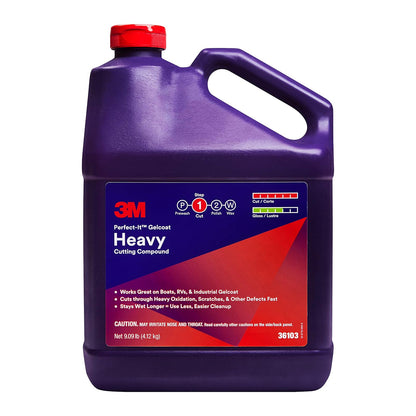 3M Perfect-It Compuesto de Corte Pesado para Gelcoat 36103, 3.78 L