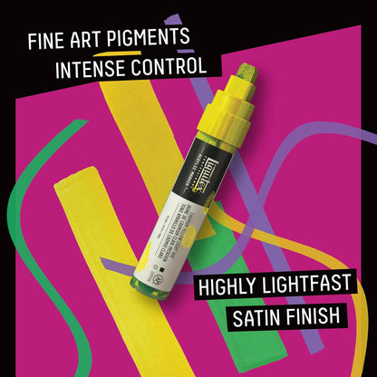 Liquitex Professional Wide Marcador Acrílico, Negro (Carbon Black - 337), 15mm, 1 Unidad