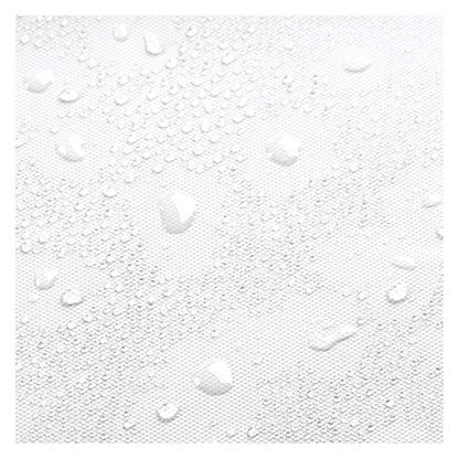 InterDesign forro libre de moho PEVA calibre 3 para ducha, 72 x 72 (183 cm x 183 cm), blanco