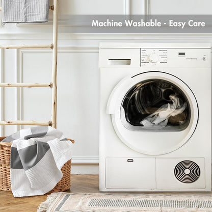 Madison Park SPA - Cortina de Ducha de Tela con gestión de Humedad Scotchgard 3M, Cortinas de Ducha Modernas de Calidad de SPA Premium para baño, estándar 72 x 72, Color carbón