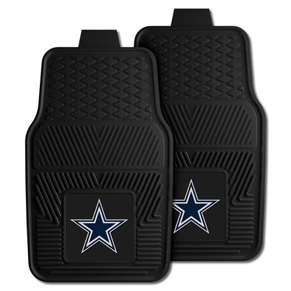 Fanmats NFL Dallas Cowboys Vinyl Heavy Duty Car Mat,Set of two.