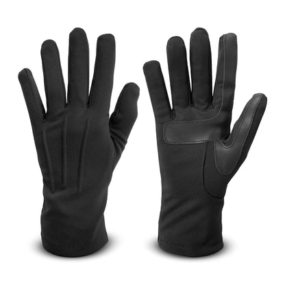 isotoner womens Spandex Cold Weather Stretch Gloves With Warm Fleece Lining