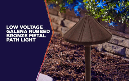 Moonrays 95804 Cable - Luces de bajo voltaje para paisaje Galena, frotado