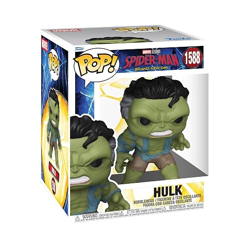 Funko Pop! Super: Spider-Man BND - Hulk | Mercancía Oficial - Figura de Vinilo Coleccionable para Decoración - Regalo de Cumpleaños para Fans