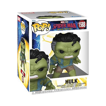 Funko Pop! Super: Spider-Man BND - Hulk | Mercancía Oficial - Figura de Vinilo Coleccionable para Decoración - Regalo de Cumpleaños para Fans