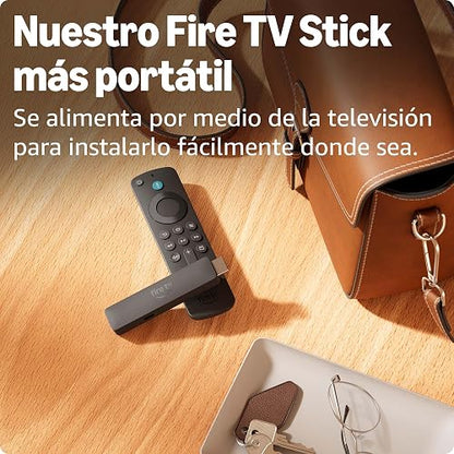 Fire TV Stick HD (modelo más reciente): Control remoto por voz Alexa que recibe alimentación a través de la televisión y se configura fácilmente