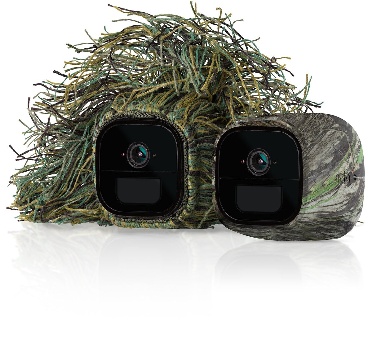 Arlo Skins Fundas Protectoras para Cámara Arlo Go (Set de 2) - Ghillie - Mossy Oak - Arlo Go Only