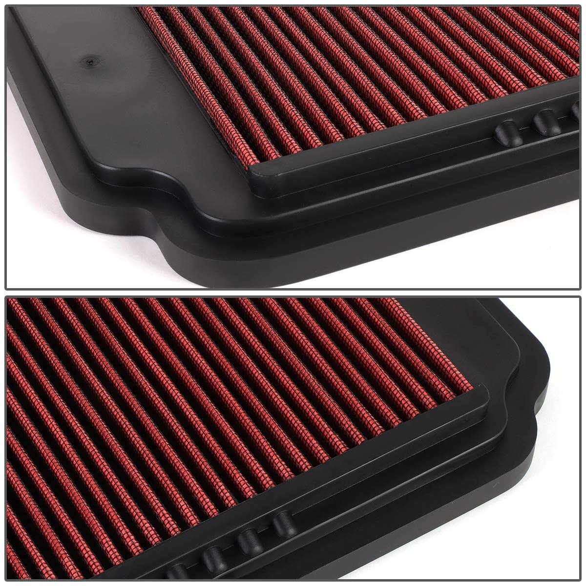 DNA MOTORING Filtro de Aire Lavable AFPN-234-RD para Optra 2.0L, Forenza y Reno