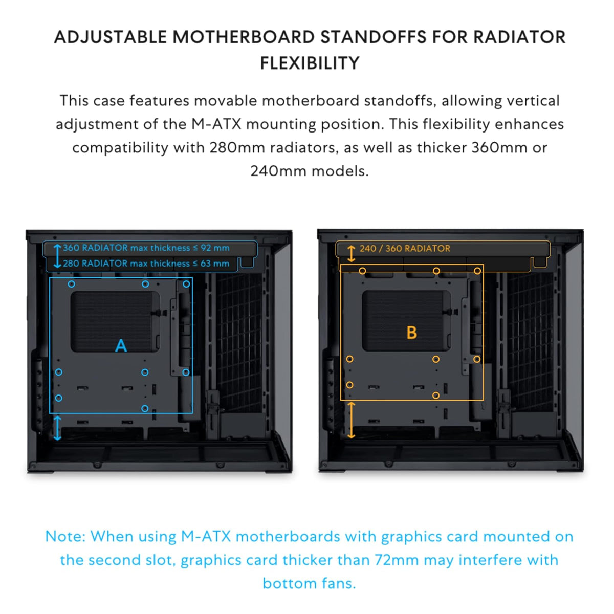 Lian LI Dynamic Mini V2 Black – Cristal Temp ATX/mATX en un Pro Compact Gamer Case