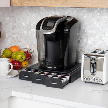 Mind Reader - Cajón para guardar cápsulas de café Anchor para 36 tazas K-Cup, color negro
