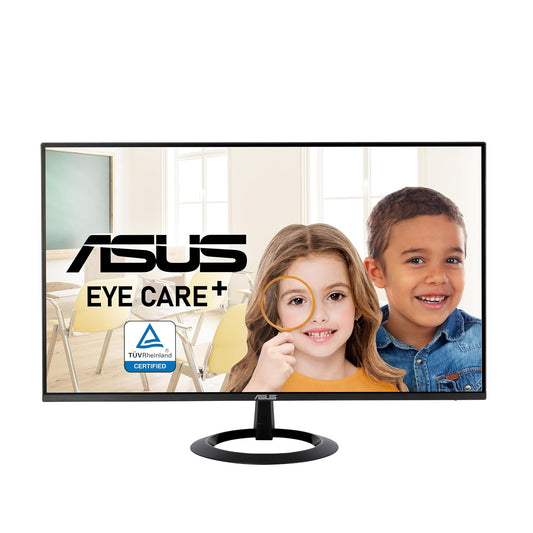 ASUS Monitor Eye Care VZ27EHF 27P LED IPS 1920X1080 100HZ SIN Marco VZ27EHF | 27", IPS FHD 1920x1080, 100Hz, 1ms MPRT, Adaptive-Sync, diseño sin marcos, Eye Care+, Flicker-free y luz azul baja, HDMI
