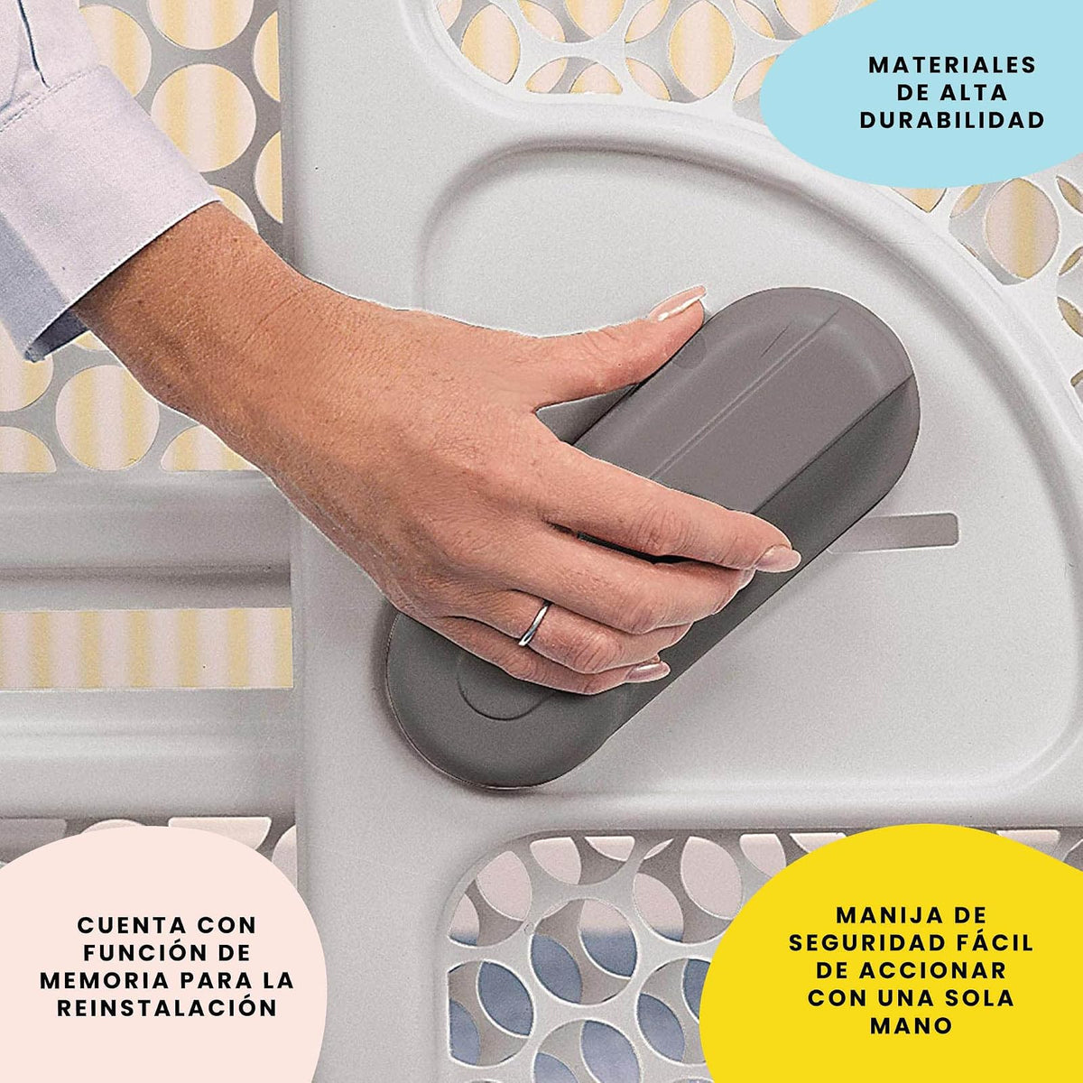 Safety 1st Easy Fit- Puerta de Seguridad, 71 a 101.6 cm