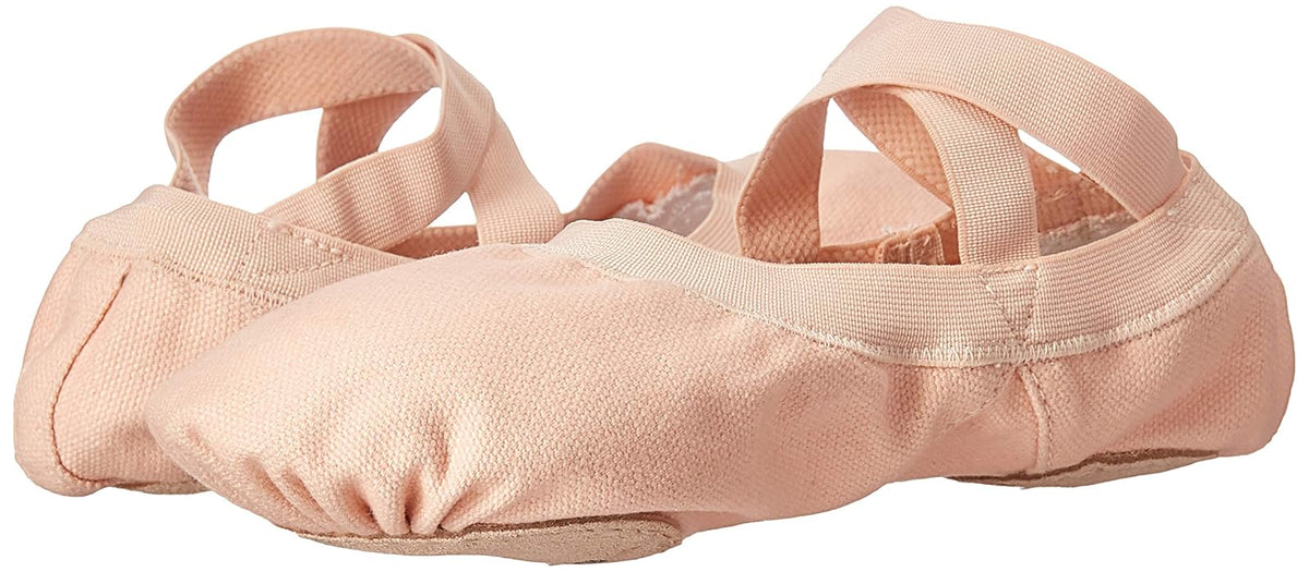 Bloch Dance Pro Zapatillas de ballet de tela, suela elÁstica dividida, para mujer, Rosado, 6.5 D US