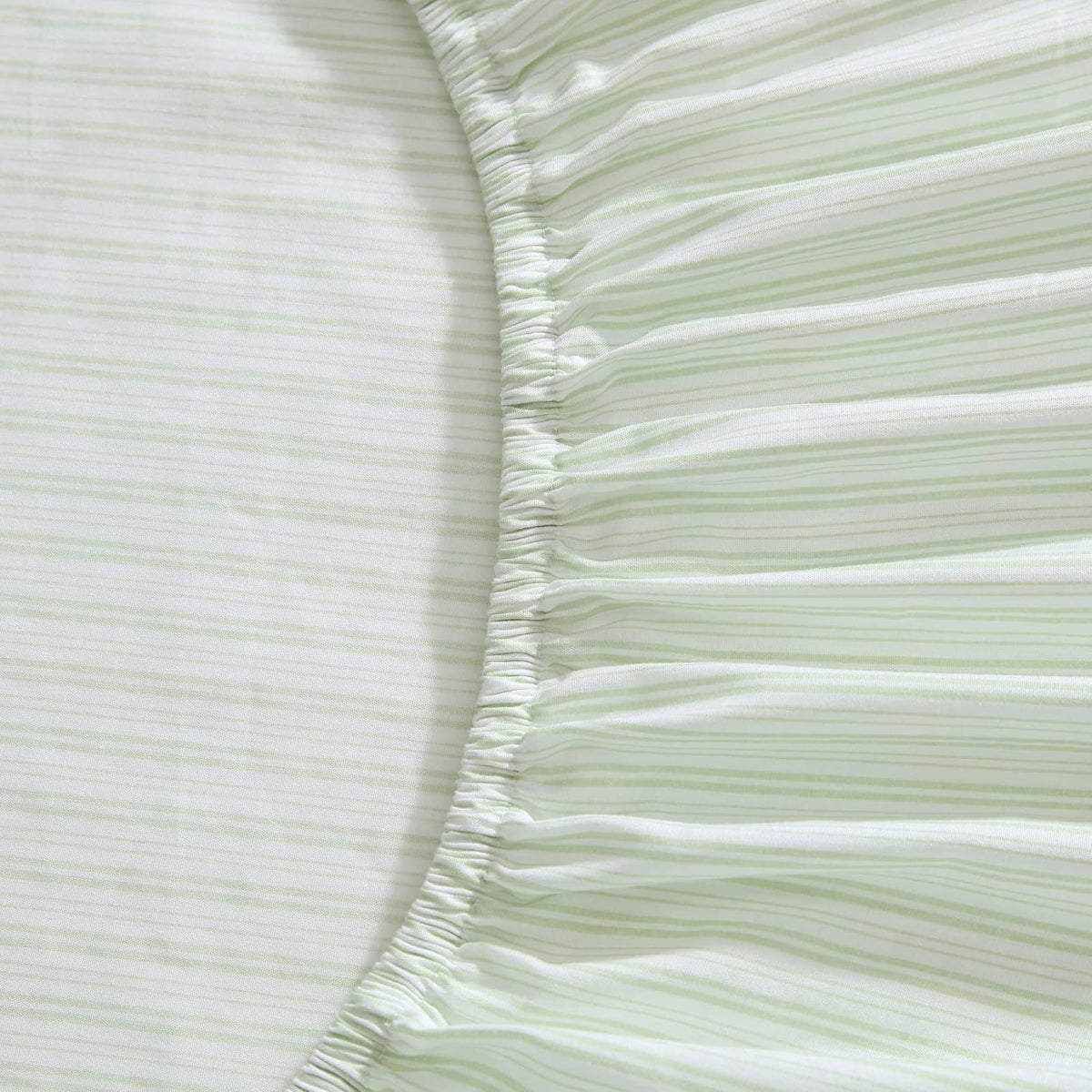 Laura Ashley - Juego de sábanas tamaño King, sábanas de percal de algodón crujientes y Frescas, Bolsillos Profundos, Ropa de Cama a Rayas con sábana Bajera Ajustada y Fundas de Almohada a Juego