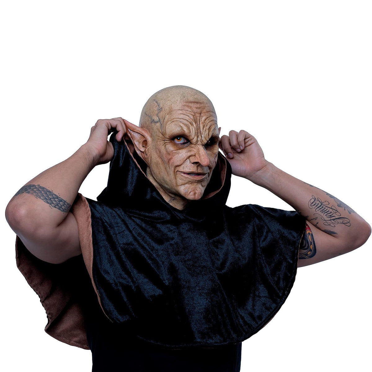 Huro-Huro, Máscara de Duende, Máscaras de Goblin del Bosque Leprechaun Ideal para Halloween y Fiestas de Disfraces
