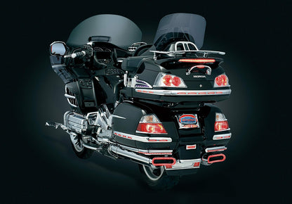 Kuryakyn Luces traseras cromadas 3209 para Honda Gold Wing GL1800 2006-10, Paquete de 4