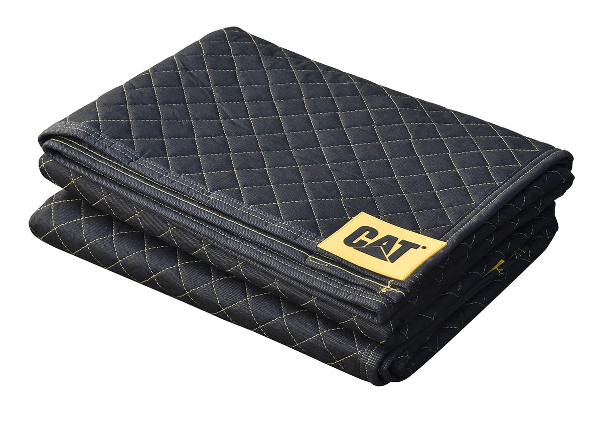 Cat 980411N - Manta móvil Resistente, no Tejida con Acolchado Acolchado, protección de Carga, Embalaje de Muebles de Almacenamiento de 72 Pulgadas por 60 Pulgadas, Color Negro