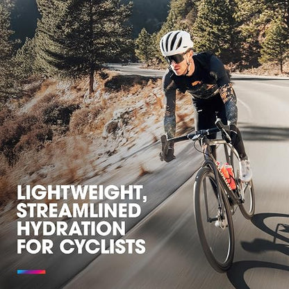 HydraPak - Botella polar - Botella de agua ligera Breakaway Surge para bicicleta, paquete de 2 unidades, alto flujo, ciclismo y deportes (carbón, 600 ml/20 oz)