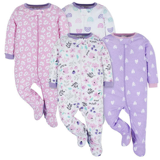 ONESIES 4-pack Sleep 'N Play Footies Dormidores para bebés y niños pequeñosbebés niños