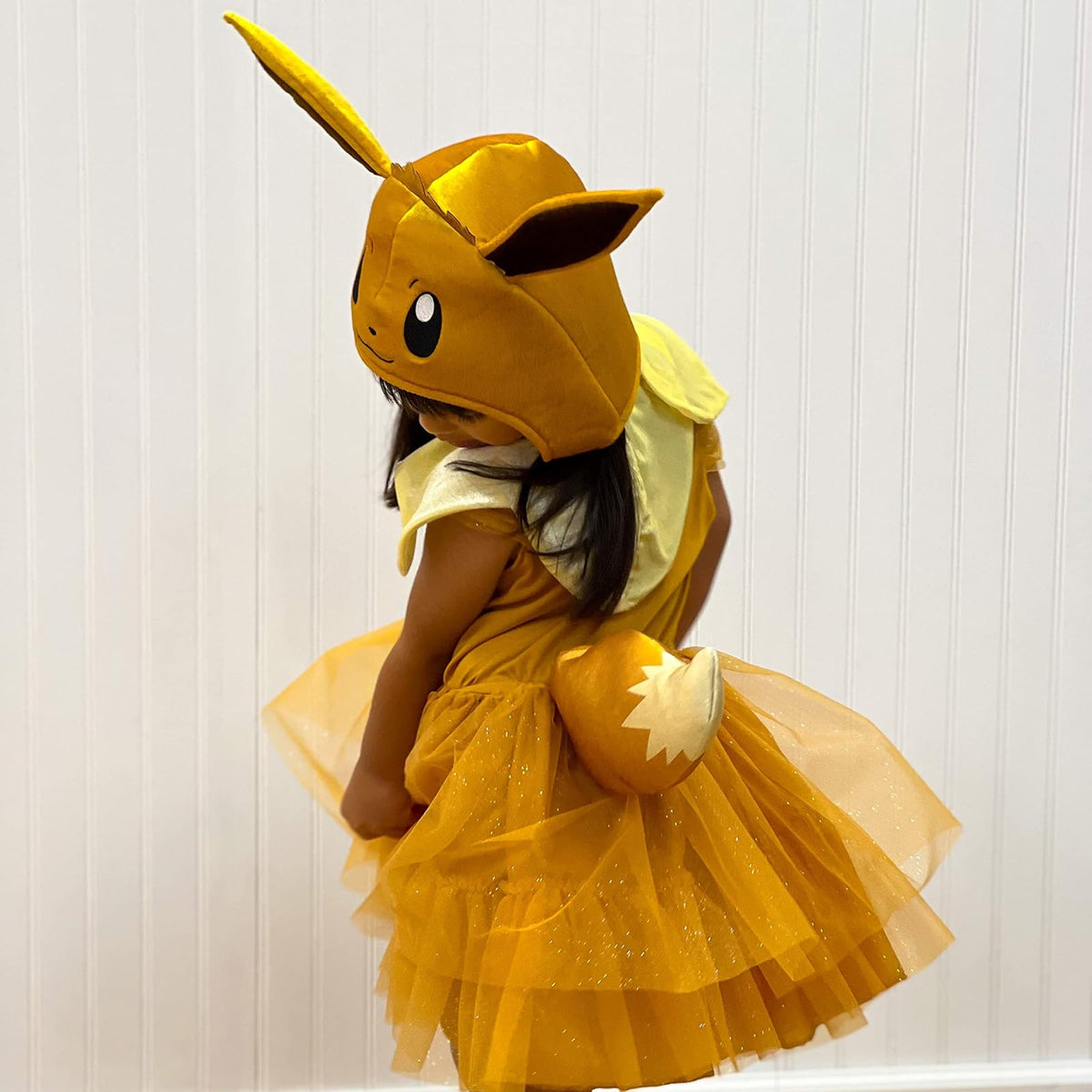 Disfraz de Eevee Tutu, disfraz oficial de Pokémon para niño y tocado, talla 2