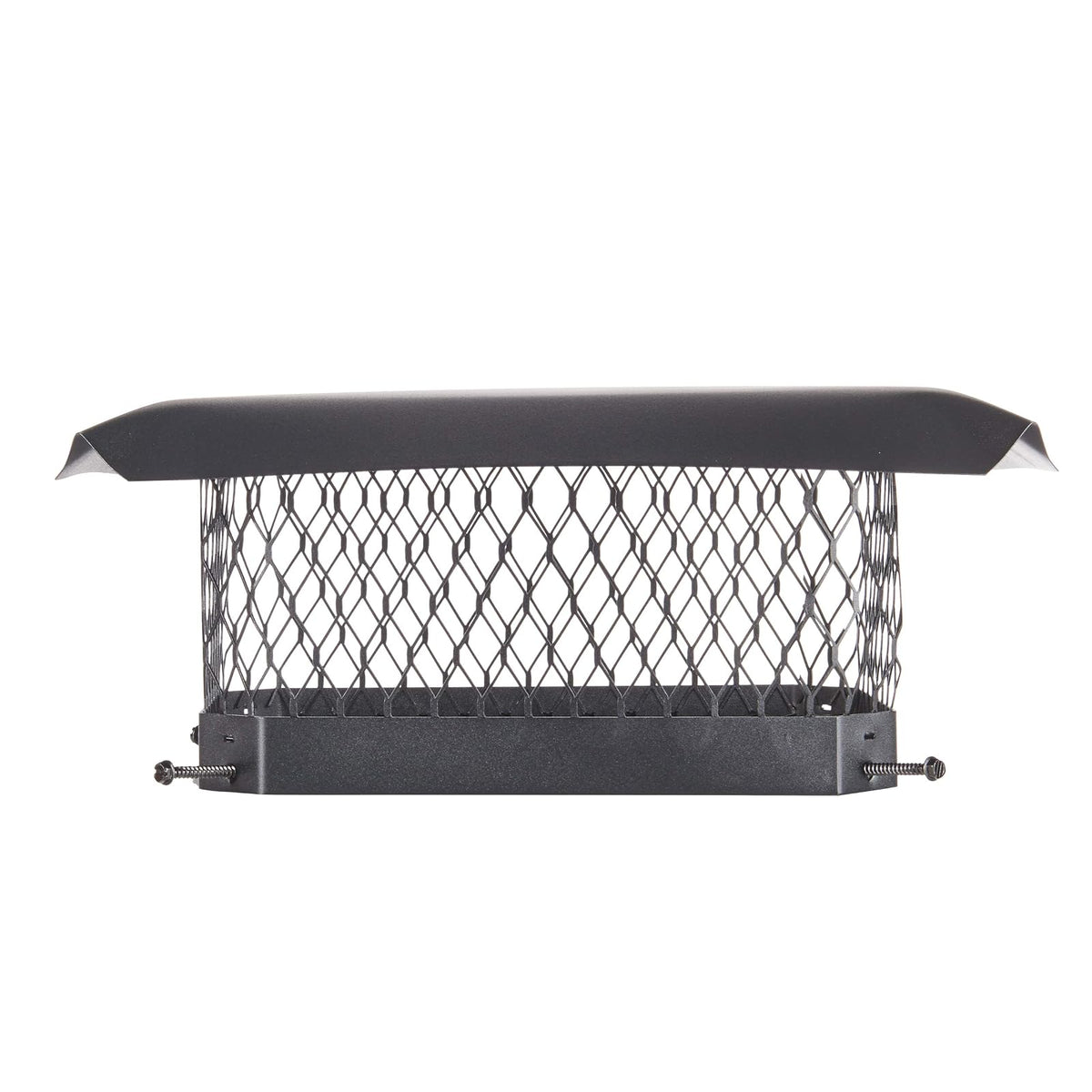 Shelter - Tapa de chimenea atornillada de 22,8 x 33 cm, totalmente montada, acero galvanizado - 9" x 13"