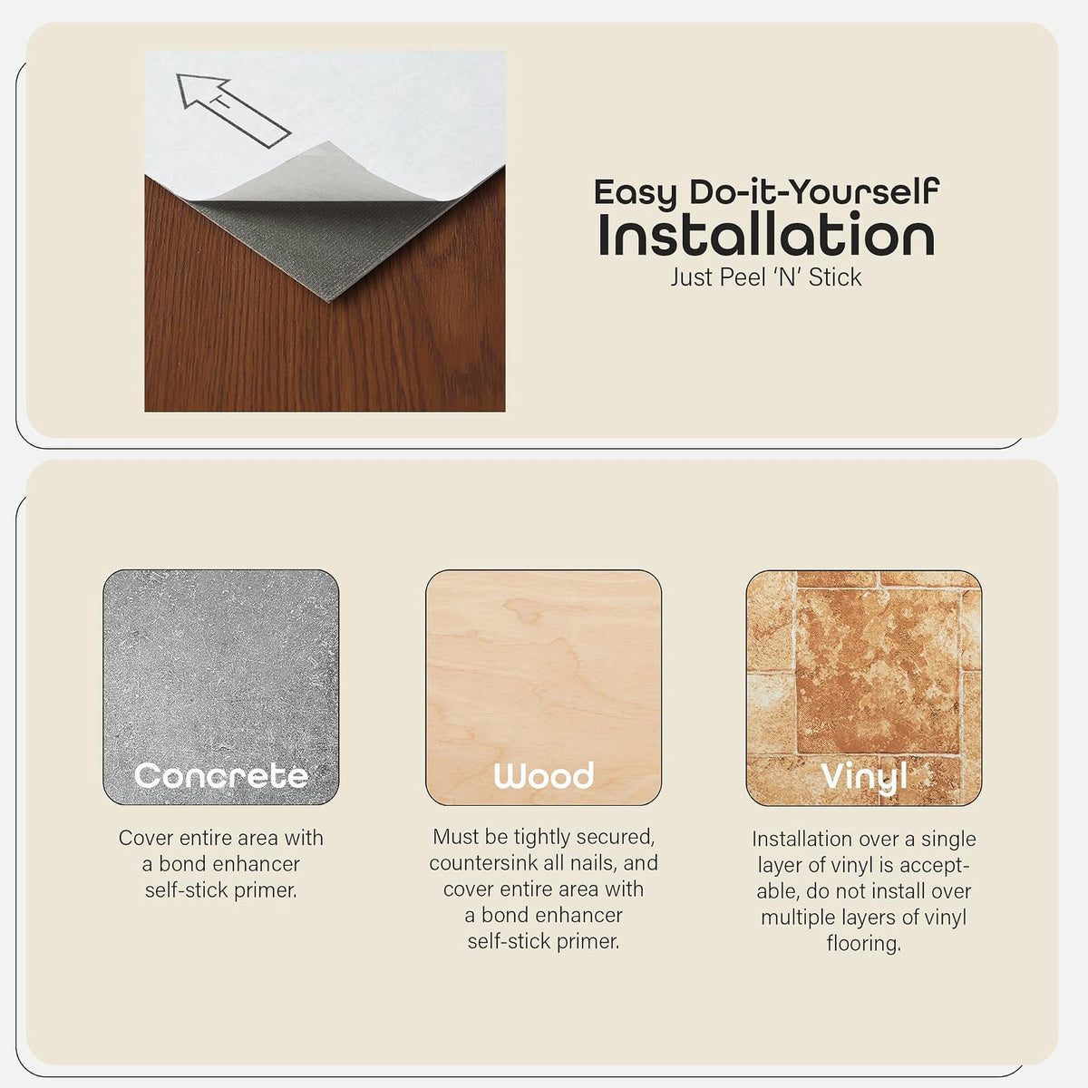 Achim Home Décor - Piso de vinilo de 1,2 mm, 10 tablones - 6 x 36 pulgadas, nogal, no necesita calcomanía, piso de bricolaje en relieve, sensación de grano de madera natural para cocina, comedor y