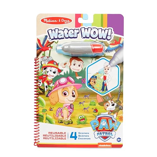 Melissa & Doug Paw Patrol Water Wow! - Bloc de Actividades de Viaje Revela-Color de Skye