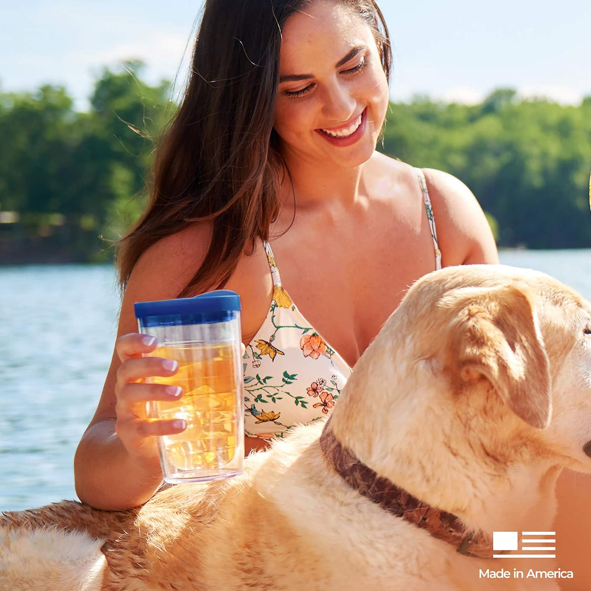 Tervis vaso individual, Georgia Tech, Transparente, 16-Oz, 1