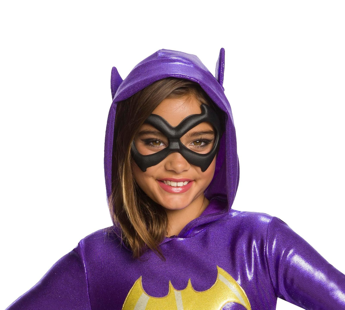 Rubie's DC Super Hero - Vestido con capucha para niñas, disfraz de Batgirl, talla L