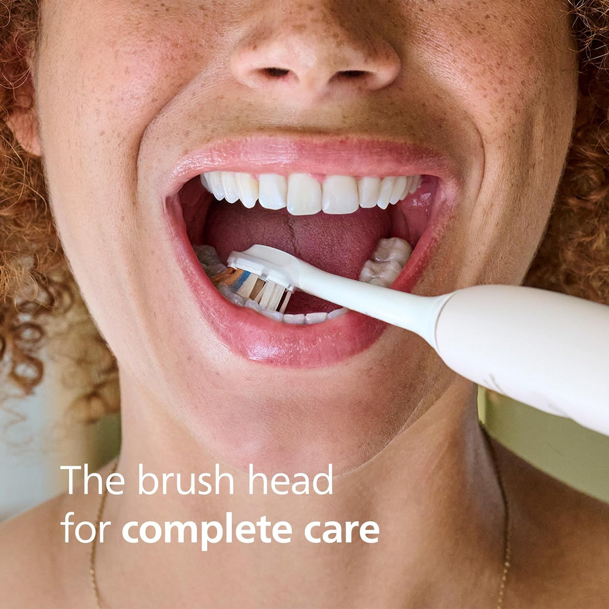 Philips Sonicare Premium All-in-One (A3) Cabezales de repuesto para cepillo para polvo de dientes, HX9094/65, Smart Recognition, blanco, paquete de 4