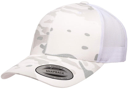 Yupoong Gorra de Camionero - Talla Única - Alpine - Blanco