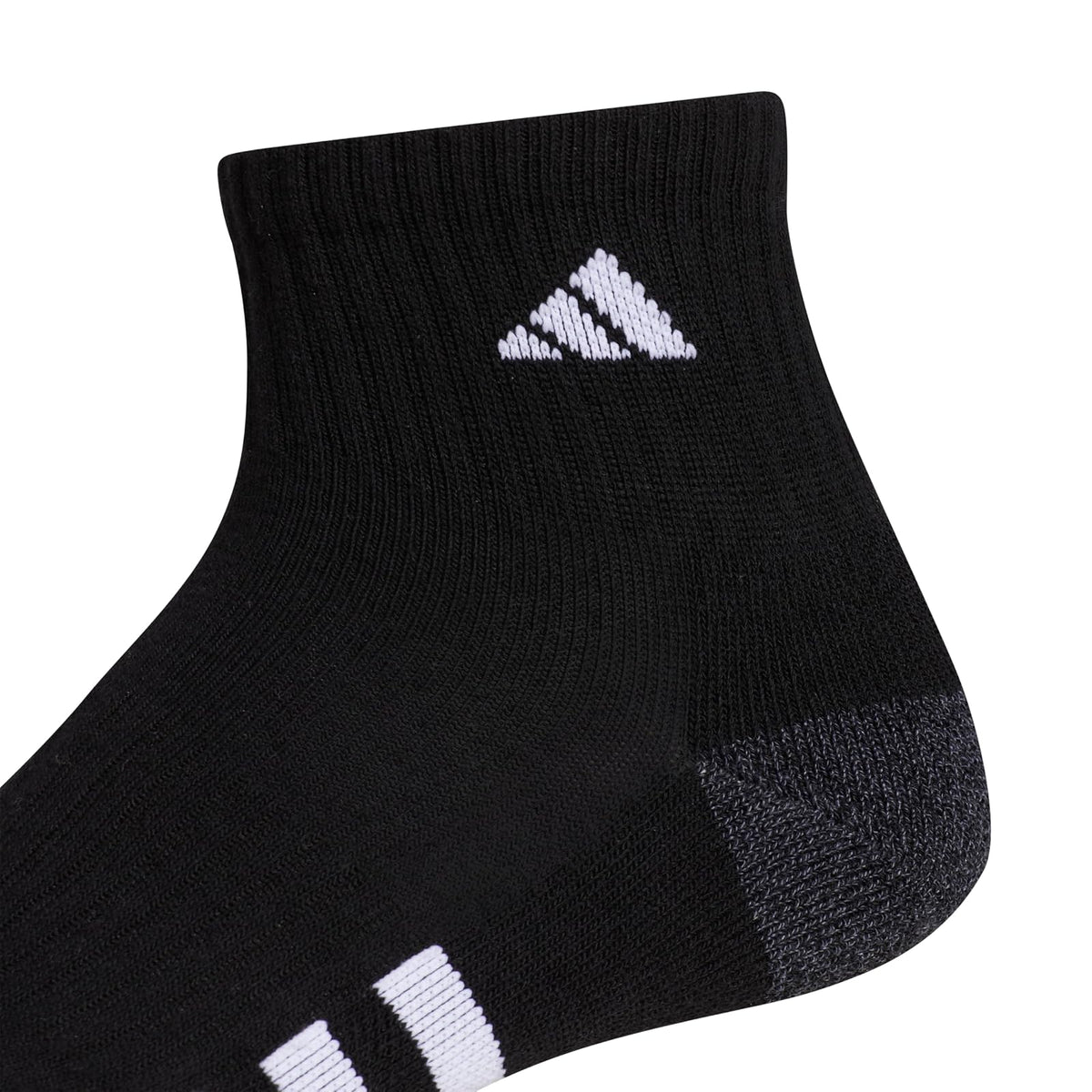 Adidas Calcetines acolchados de un cuarto, para hombre, paquete de 3 pares
