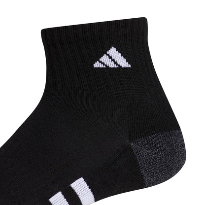 Adidas Calcetines acolchados de un cuarto, para hombre, paquete de 3 pares