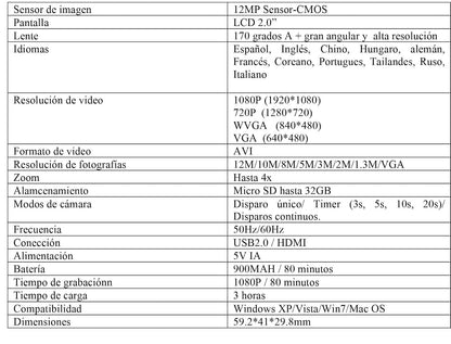 Aktion TSB2-10 - Cámara Deportiva HD (1080p), WiFi, Sumergible hasta 30m y con lente gran angular, color Negro