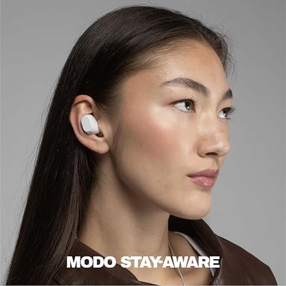 Skullcandy Dime 360 Wireless Earbuds with Clip-Anywhere Case - Bone | In-Ear Fit, Bluetooth, Noise Isolating, 28 Hours Battery, Microphone for iPhone Android, Easy Clip-On Design for Travel