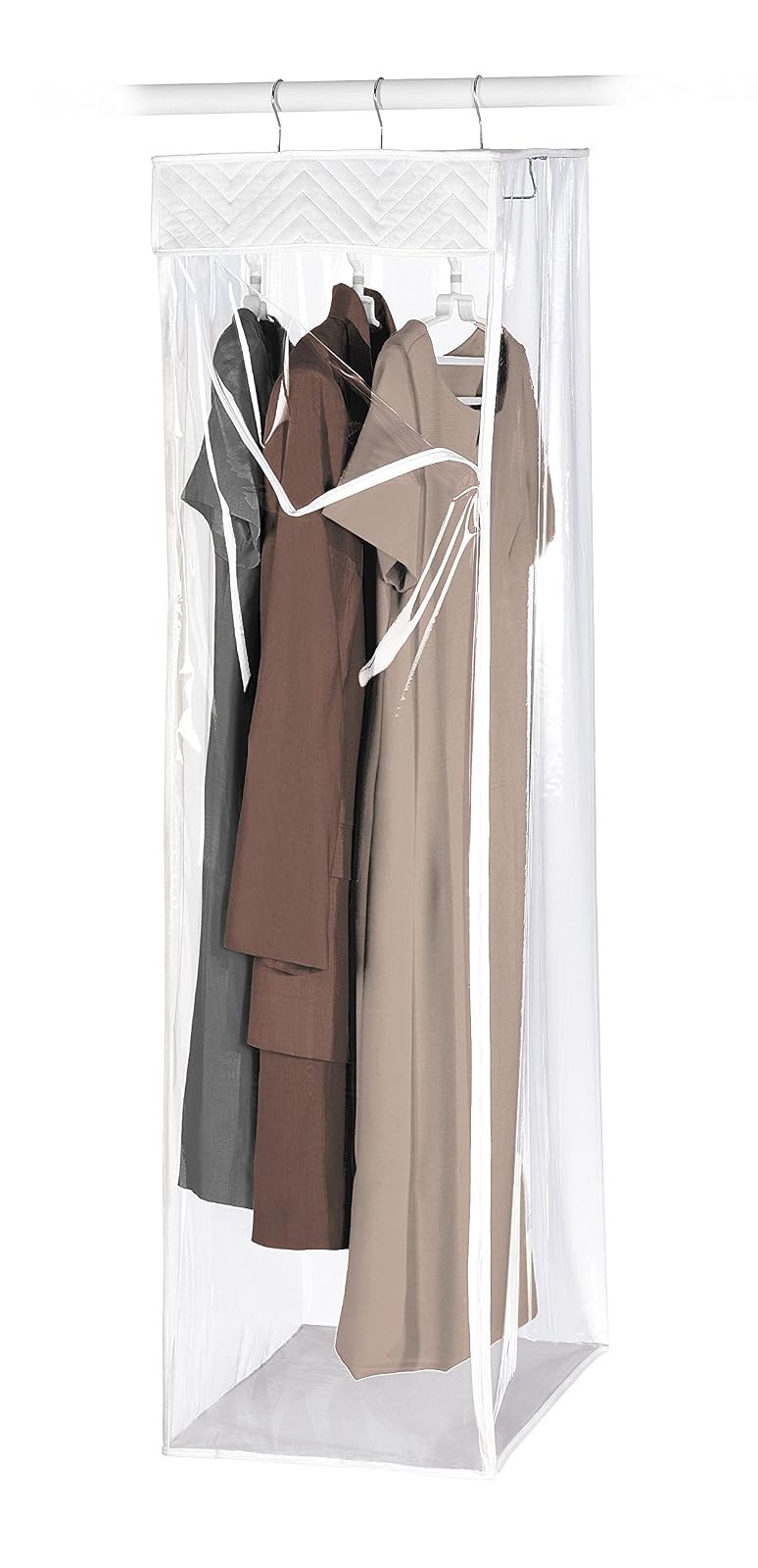Whitmor Supreme - Bolsa para Colgar Ropa, Transparente, Bolso de Trajes Colgantes, Transparente, Una Talla, 1