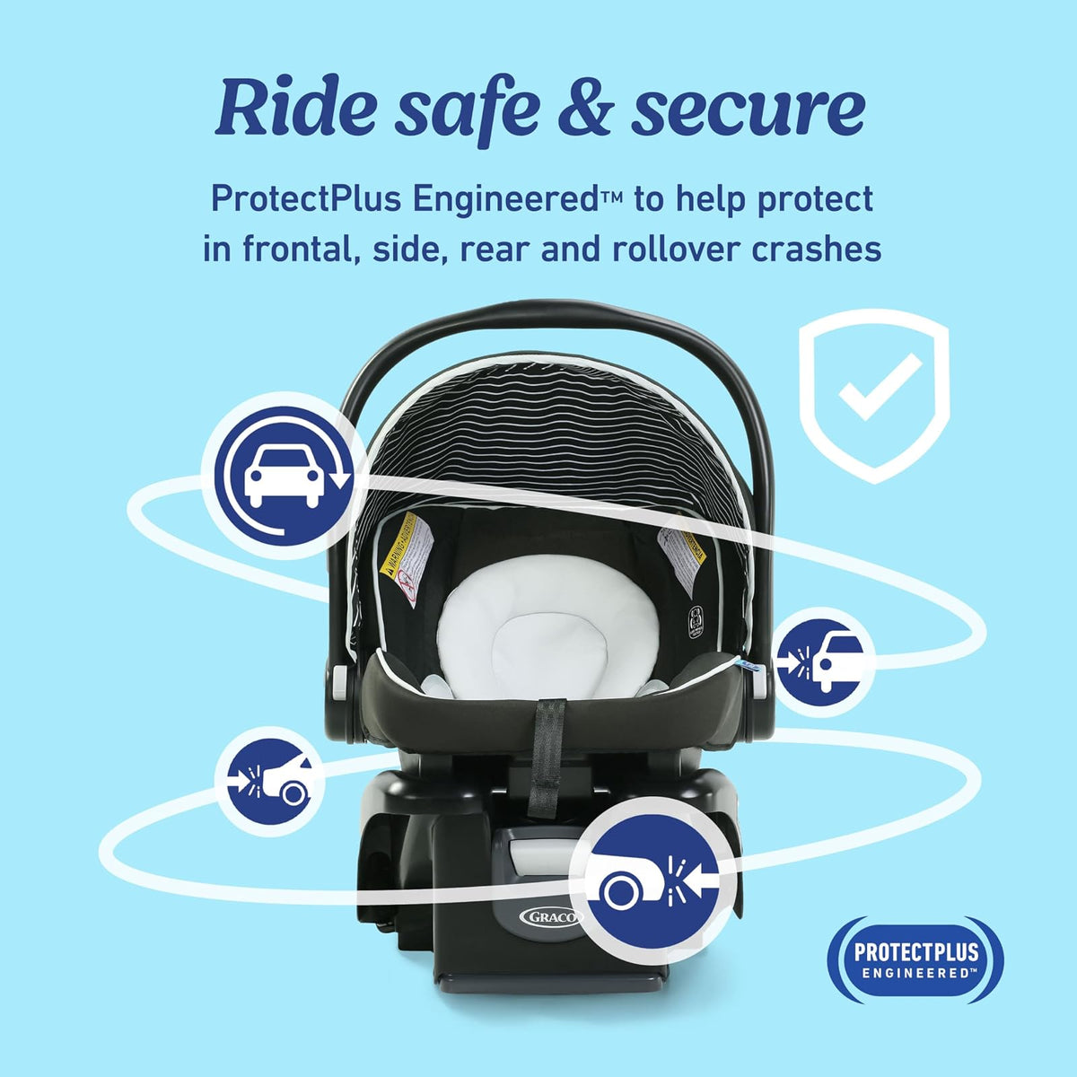Graco Asiento De Automóvil Para Bebé, Studio, Paquete De 1 Count