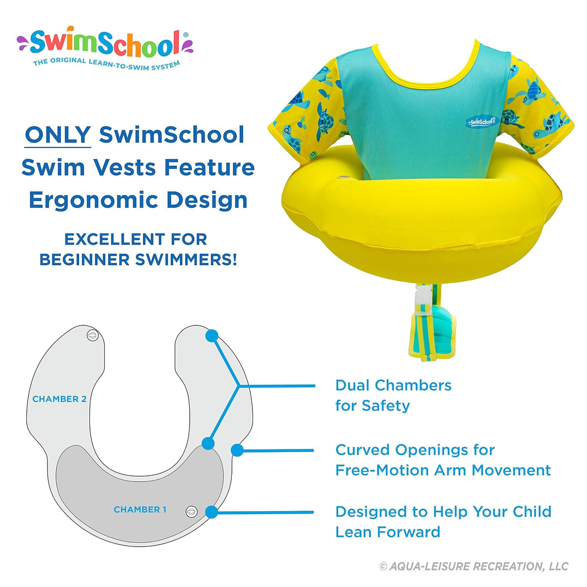 Swimchool Tot Swim Training Vest for Toddlers