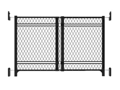 Ingenuity Doorway 42W Puerta de Seguridad para Bebés y Perros, para Interiores y Exteriores, Panel de plástico con Refuerzo de Acero galvanizado, se Adapta a Aberturas de 58 a106 cm
