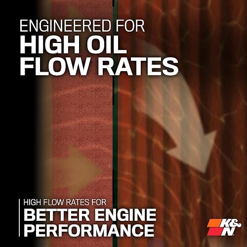 K&N Filtro de Aceite de Alto Rendimiento para Harley Davidson KN-171C, Cromado