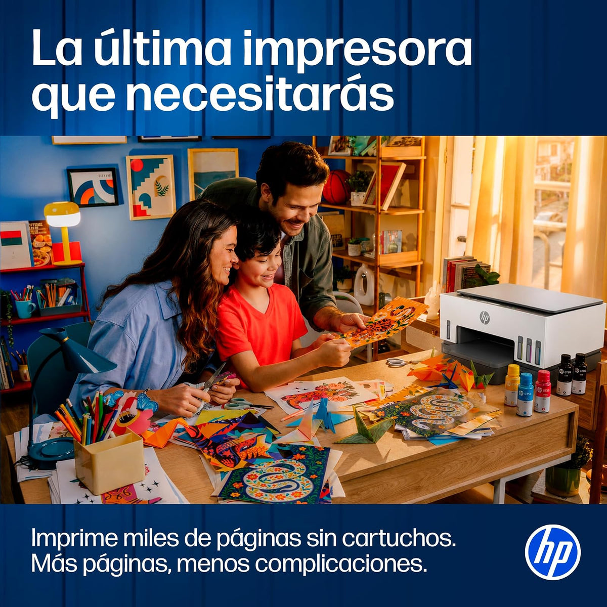 HP Impresora Multifuncional Smart Tank 720, Tinta Continua, Color, Wi-Fi, Dúplex (Doble Cara) Automático, Impresión, Copiado, Escaneo, Garantía 2 años* (6UU46A)