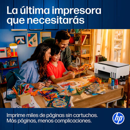 HP Impresora Multifuncional Smart Tank 720, Tinta Continua, Color, Wi-Fi, Dúplex (Doble Cara) Automático, Impresión, Copiado, Escaneo, Garantía 2 años* (6UU46A)