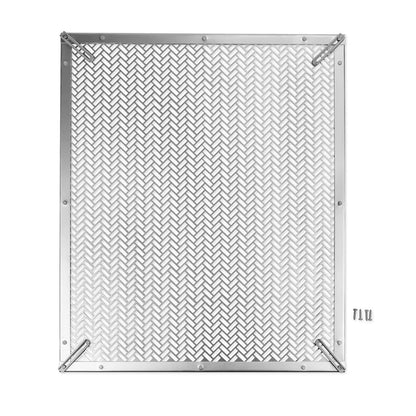 Camco Rejilla Inferior para Puerta de RV de Alta Calidad | Aluminio | Se Ajusta de 20 a 29 Pulgadas (43995)
