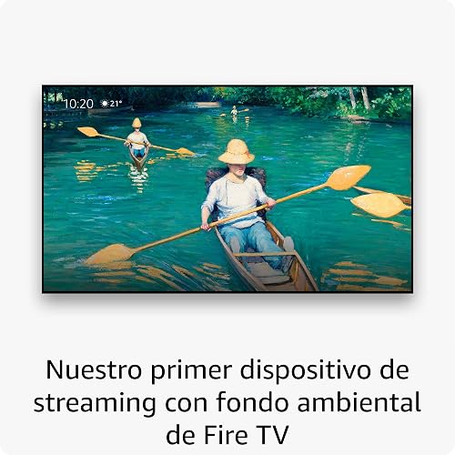 Fire TV Stick 4K Max (modelo más reciente), compatible con Wi-Fi 6E, fondo ambiental