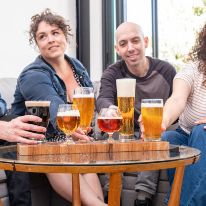Libbey - Vasos de Cerveza Variados, Versátiles, Premium, para Pilsner, Stout, Lager, IPA y más, Set de 6, Vidrio, 16.75 Onzas