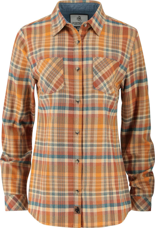 Legendary Whitetails - Camisa de Franela Cottage Escape para Mujer