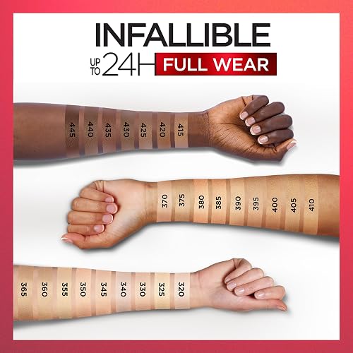 L'Oreal Paris - Corrector Cosmetics Infallible Full Wear, Tipo Bizcocho, 0.33 Onzas Líquidas