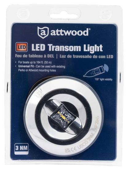 attwood 6556-7 - Luz LED redonda para barco náutico (3 millas náuticas