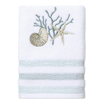 Avanti Linens - Toalla de Mano, Toalla de algodón Suave y Absorbente (Coastal Terrazo)